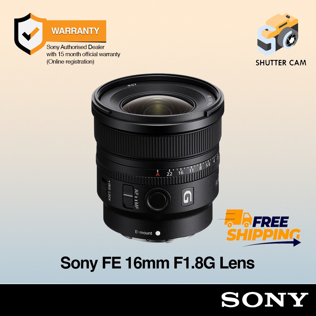 Sony FE 16mm F1.8 G Lens / SEL16F18G | Shopee Singapore