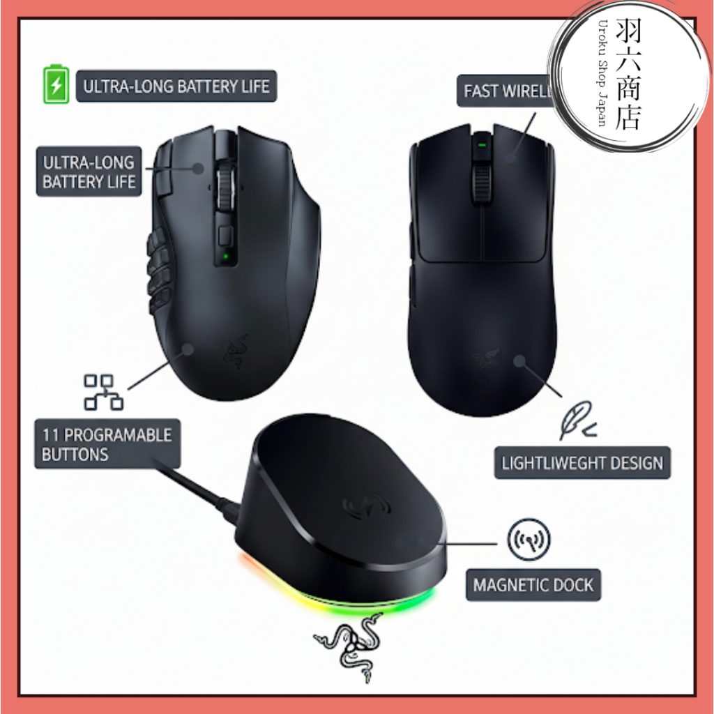 Razer Naga V2 HyperSpeed Wireless Gaming Mouse for MMOs: 19 ...