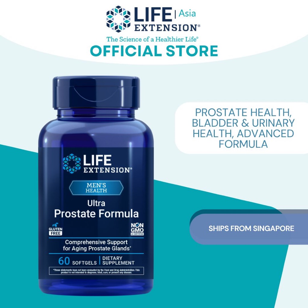 LIFE EXTENSION Ultra Prostate Formula 60 softgels | Shopee Singapore