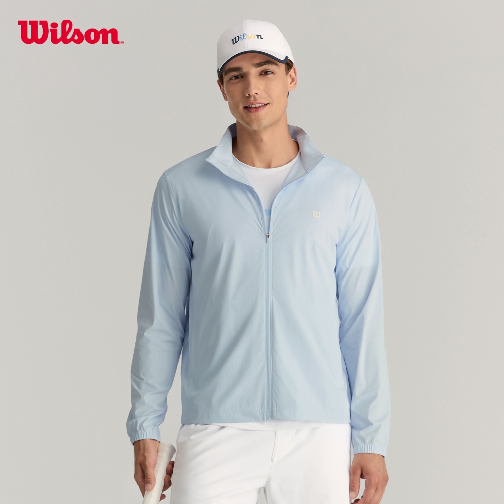 Wilson Men Dual Woven Tennis Jacket - WM20043532LBM | Shopee Singapore