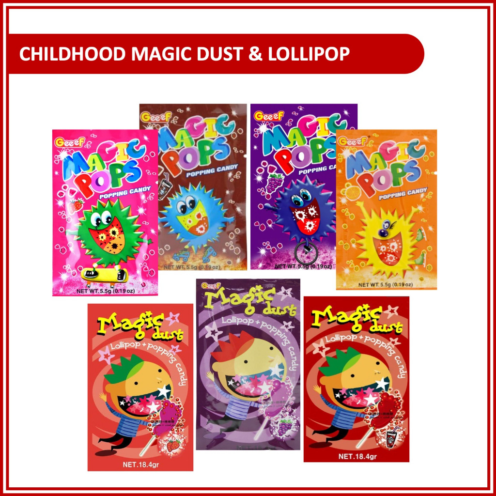 [SG READY STOCK] Magic Dust Lollipop Candy Snacks Kids Goodie bags ...
