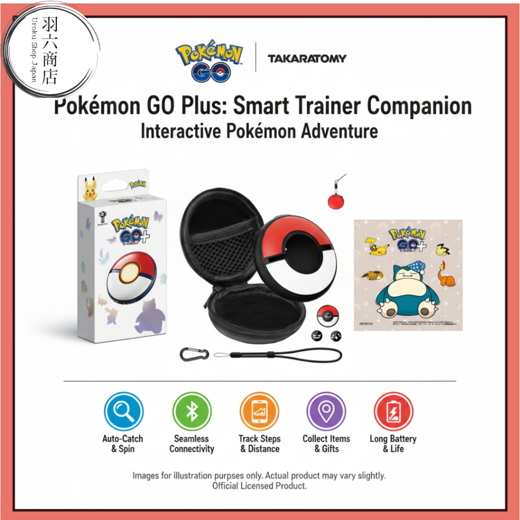 Pokémon GO Plus + Automatic PokéStop & Ball Throwing Device with Great ...