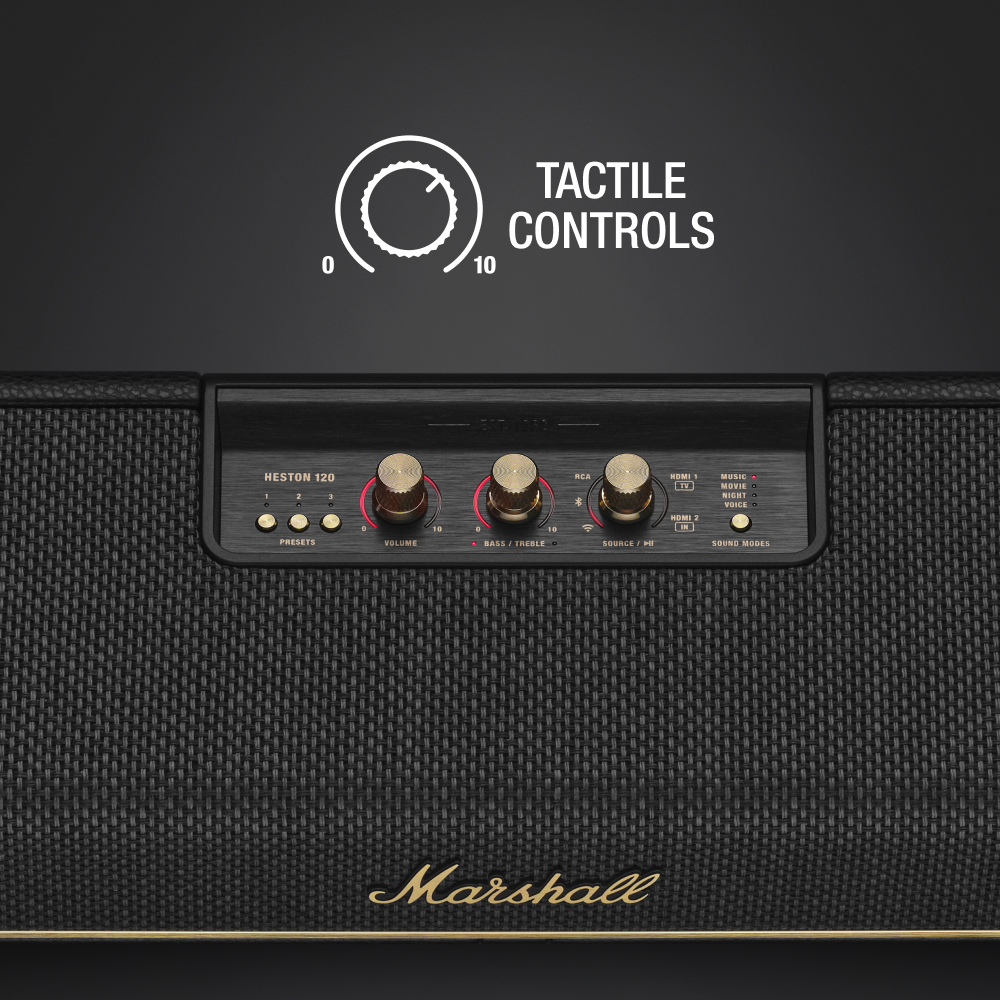 【ほぼ新品】HESTON 120 NEW] Marshall Heston 120 Dolby Atmos Soundbar | Shopee Singapore