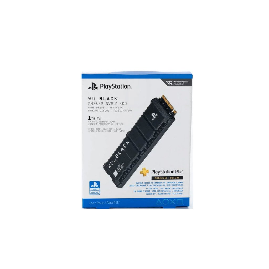 WD Black SN850P NVMe SSD With Heatsink for PS5 & PC (1TB/2TB/4TB