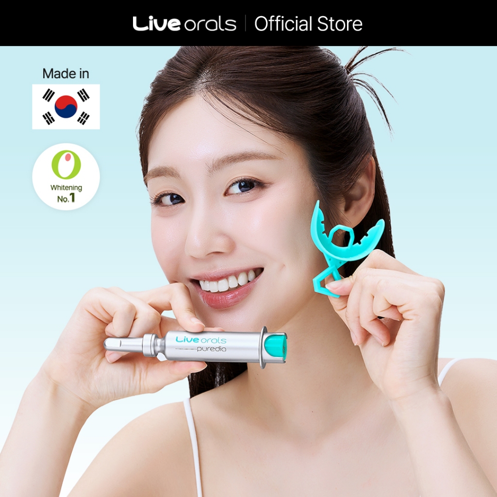 Liveorals Puredia Teeth Whitening Gel 10g 2 Weeks Supply Korea S No