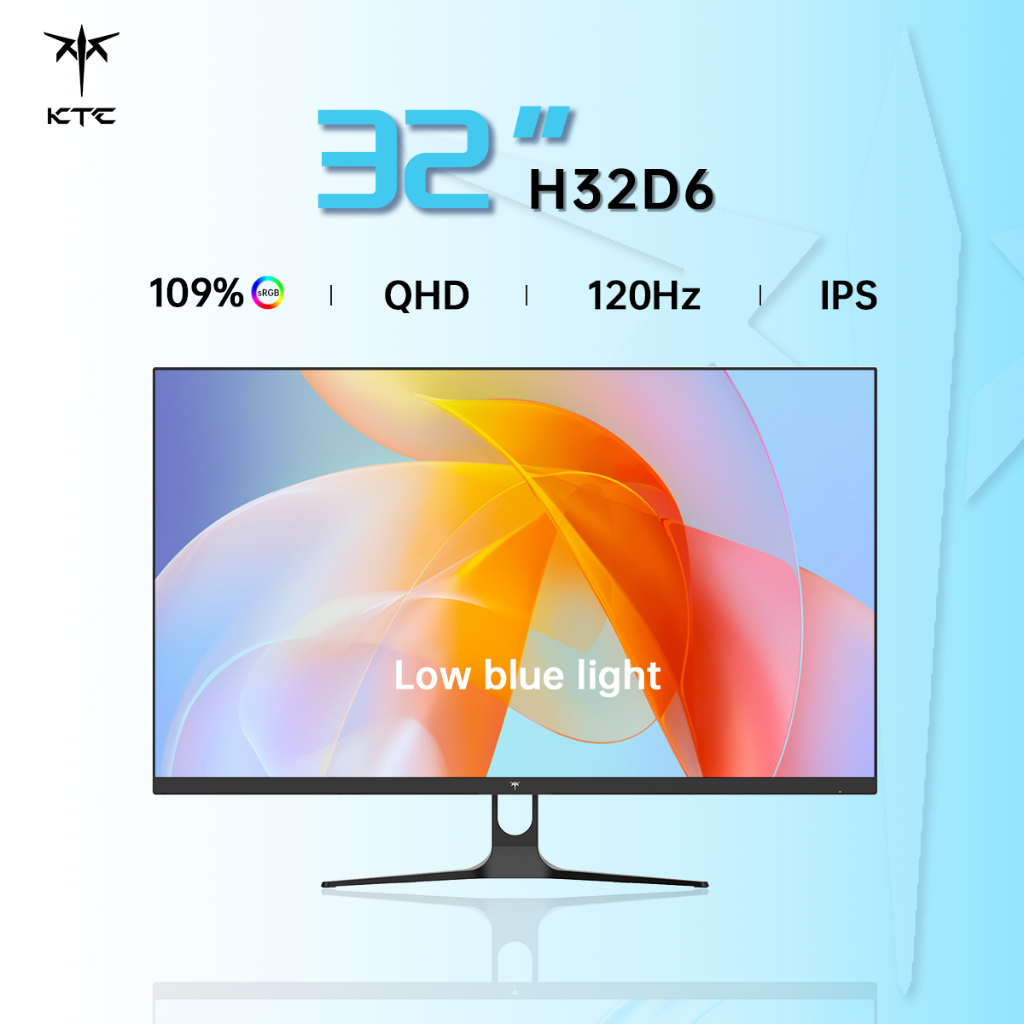 KTC 32“ 2K QHD IPS 120hz Monitor With VESA Frameless Eye Care Tilt