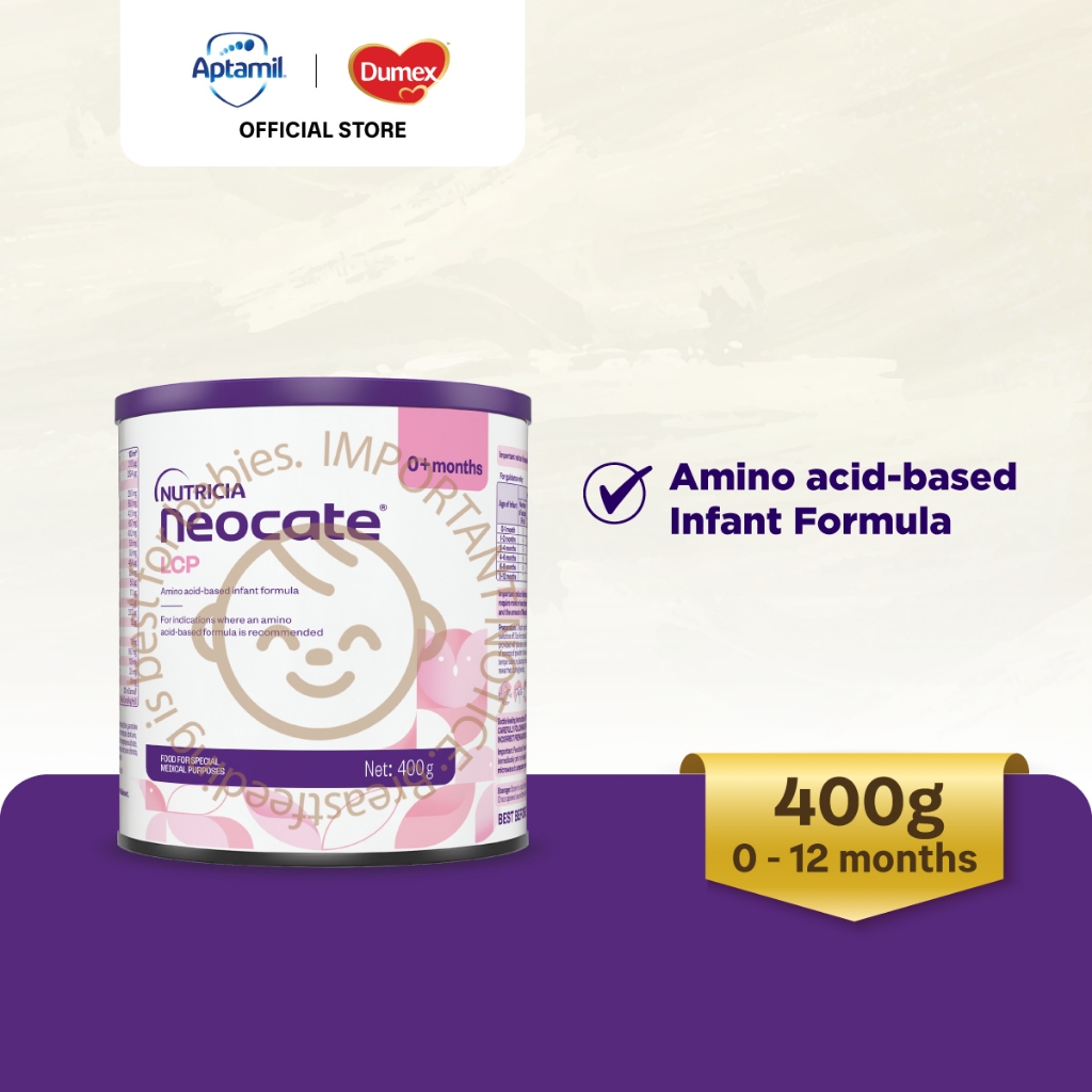 Nutricia Neocate LCP Amino Acid-Based Infant Powder Formula 400g ...