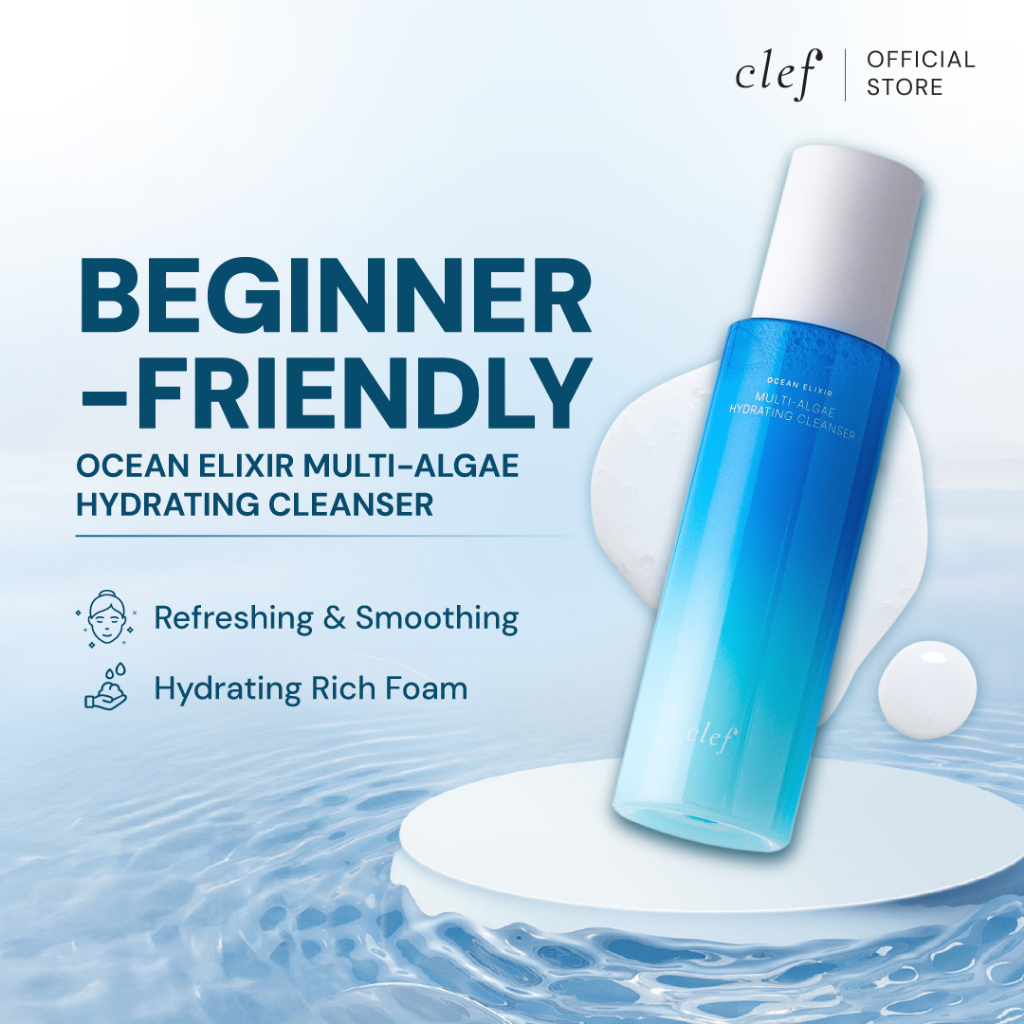CLEF Ocean Elixir Multi-Algae Hydrating Cleanser 150ml | Deep Cleanses ...