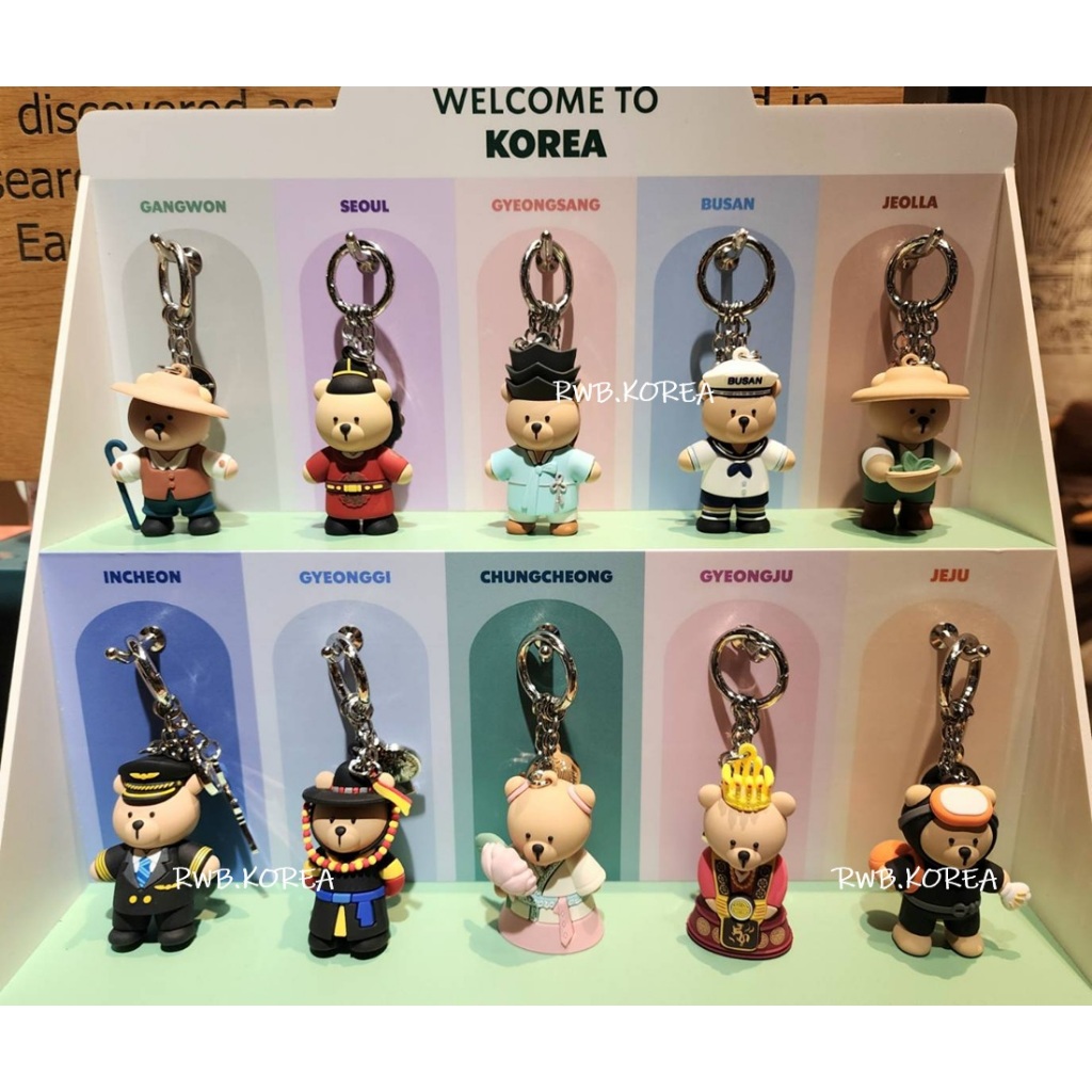 🎀【In Stock】2024 Starbucks Korea Annyeong Bearista Keychain