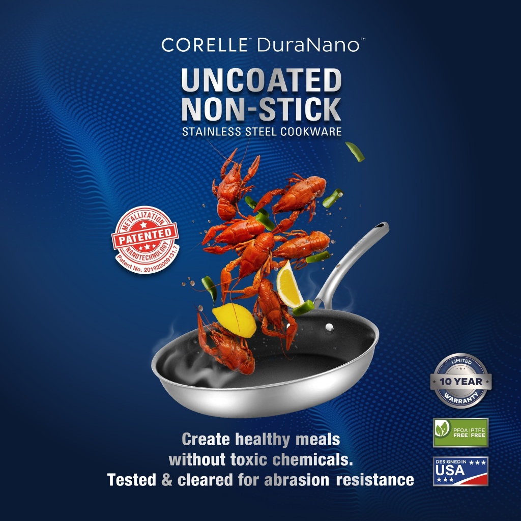 CORELLE DuraNano 28cm フライパン CORELLE】DuraNano フライパン28cm | itomani（いとまに）｜日常の「暇