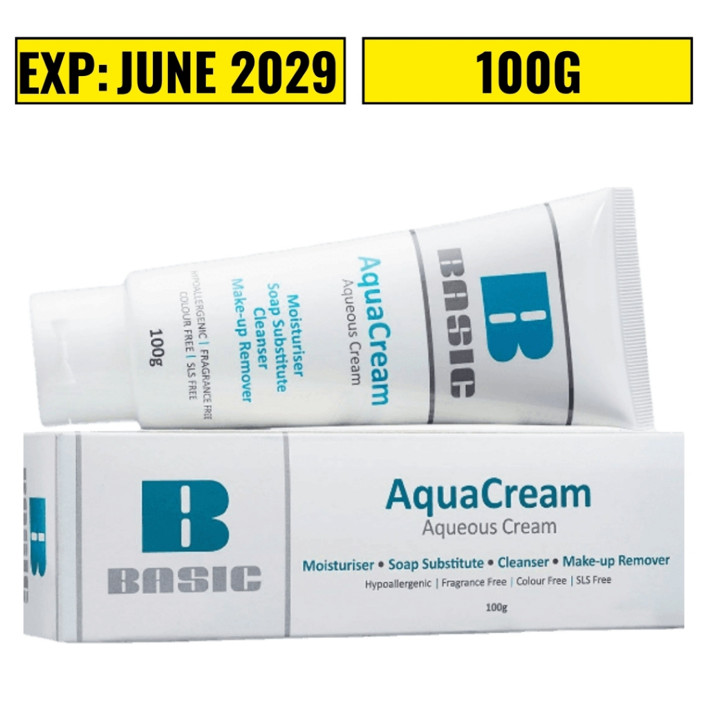 BASIC Aquacream 100ml – Gentle Moisturizer for Sensitive & Dry Skin ...