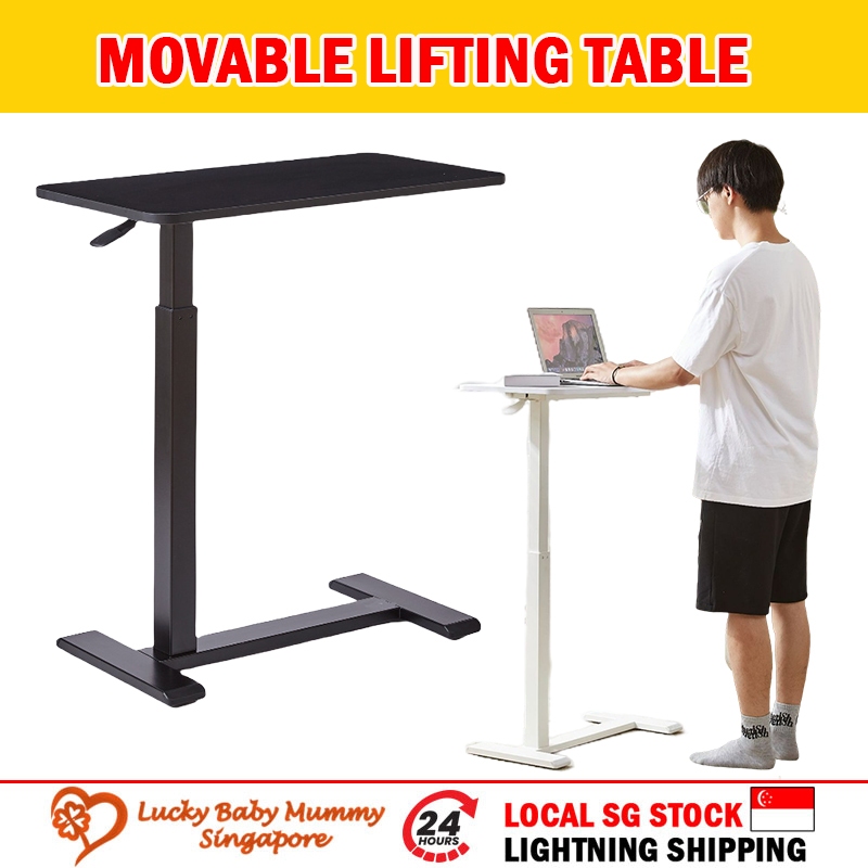 Upgraded Movable Adjustable Lifting Table/Standing Desk Laptop Table ...