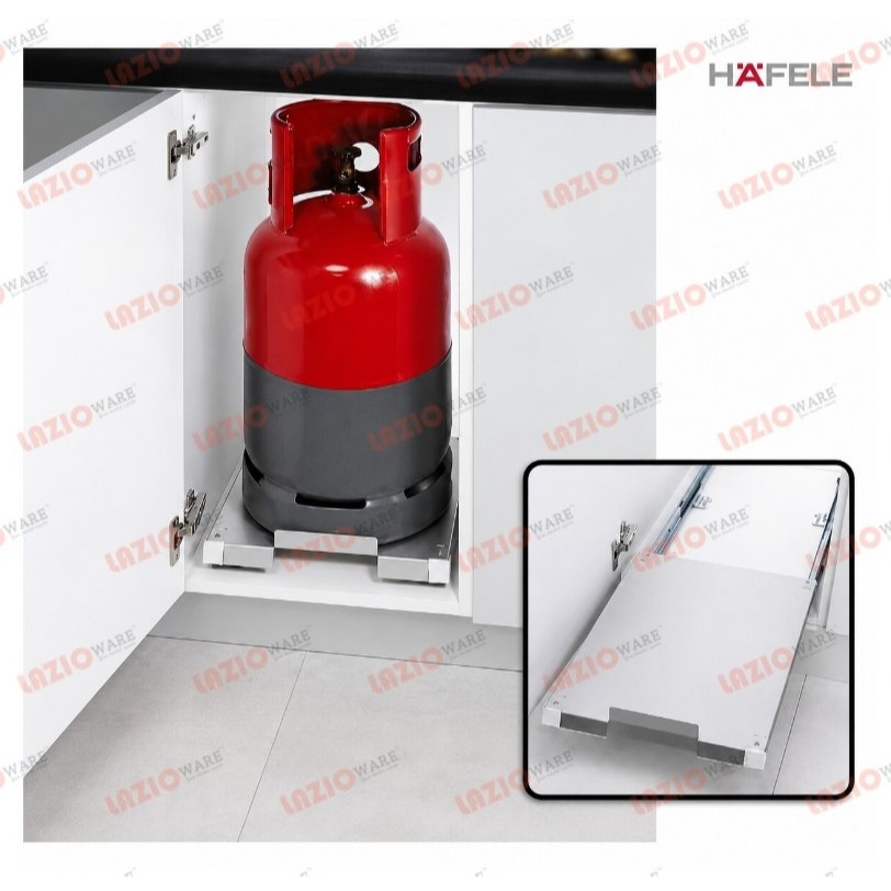 HAFELE Bottom sliding kitchen cabinet cooking gas cylinder tank tray ...