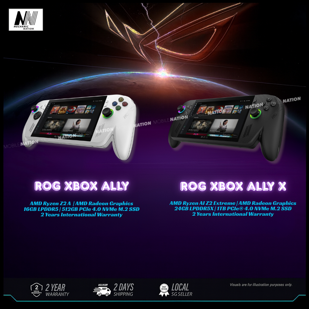 [Ready Stock] ASUS ROG Xbox Ally / Xbox Ally X (2025) Gaming Handheld ...