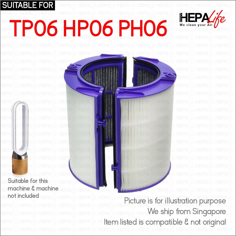 TP06 HP06 Compatible Hepa & Carbon Dyson Filter - Hepalife | Shopee ...
