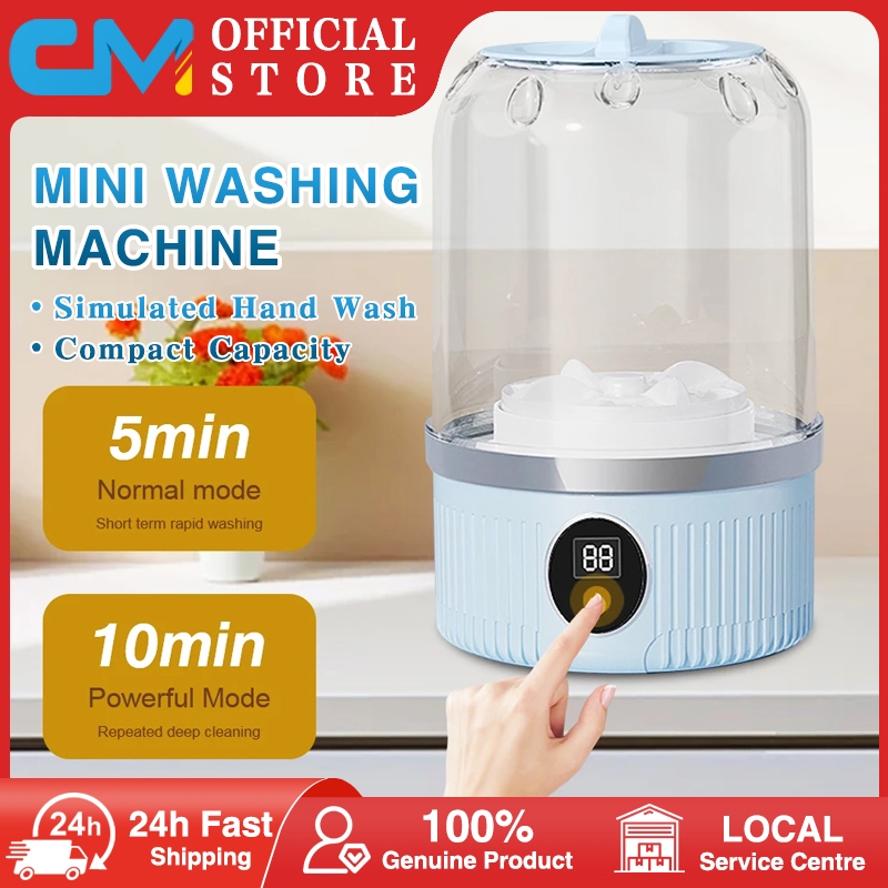 [SG Stock] Mini Washing Machine Portable Wireless Small Laundry Washer ...