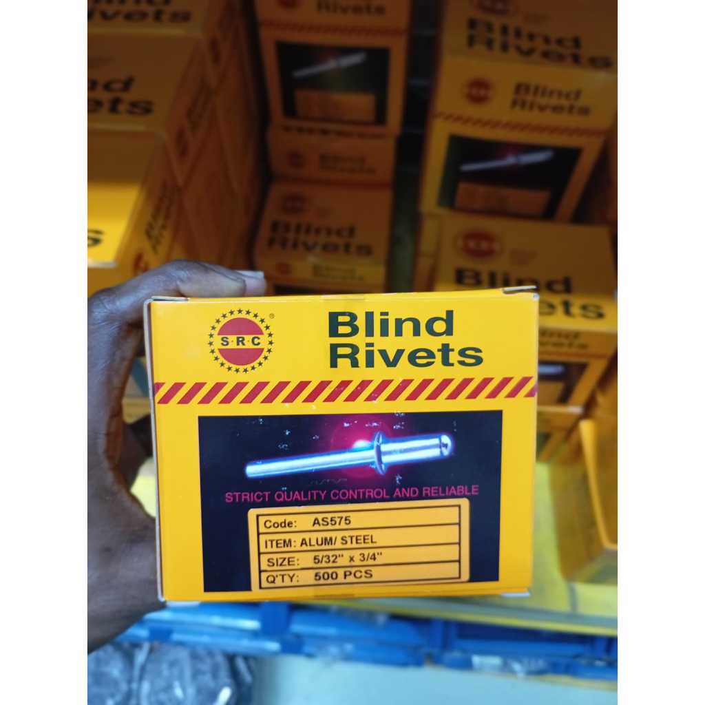 SRC Blind Rivert - Size :5/32 x 3/4 ( 500pcs/Box & 10K /Carton) Model ...