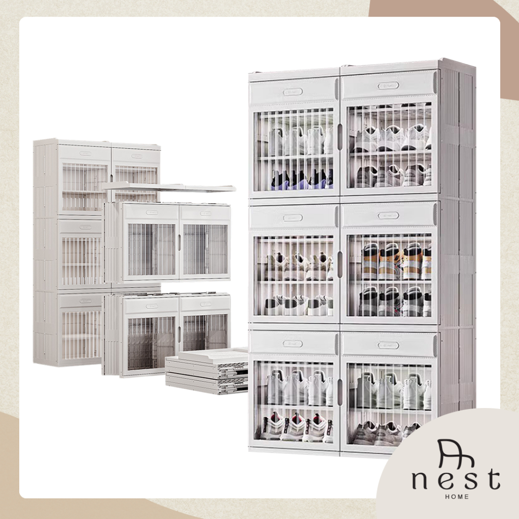 (NEST) WILLIE Foldable Storage Cabinet - Storage Box / Organiser ...