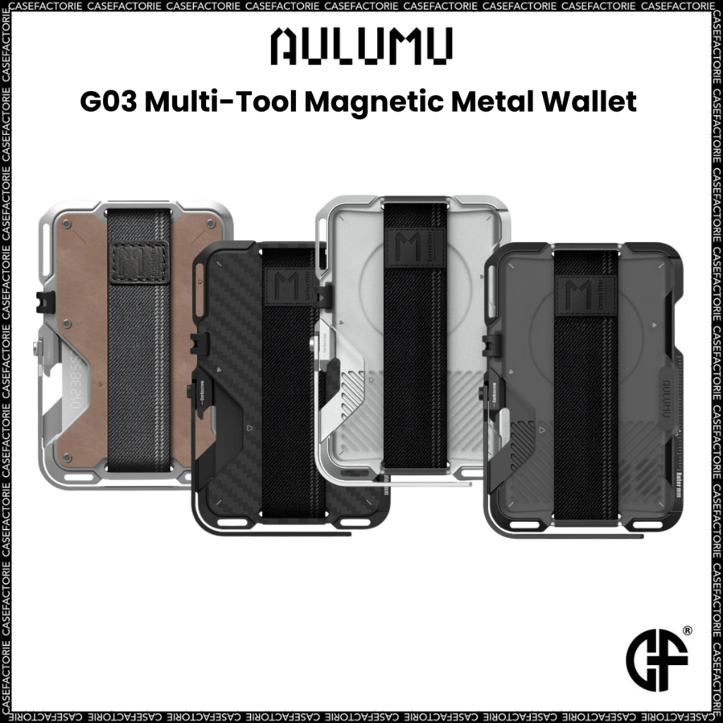 AULUMU G03 Multi-Tool Magnetic Metal Wallet | Shopee Singapore