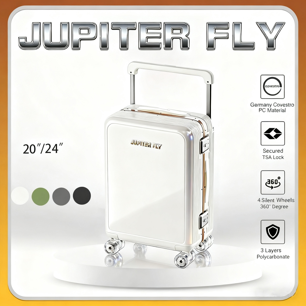 永久保存版 世界のジェット旅客機 CD10枚セット シュリンク未開封 SG】JUPITER FLY Wide Trolley Luggage Large Capacity Suitcase 360