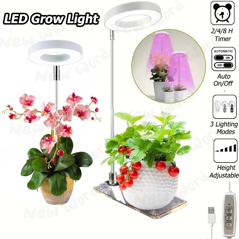 LED Grow Light Full Spectrum Plant Light For Indoor Hydroponics Plants ...