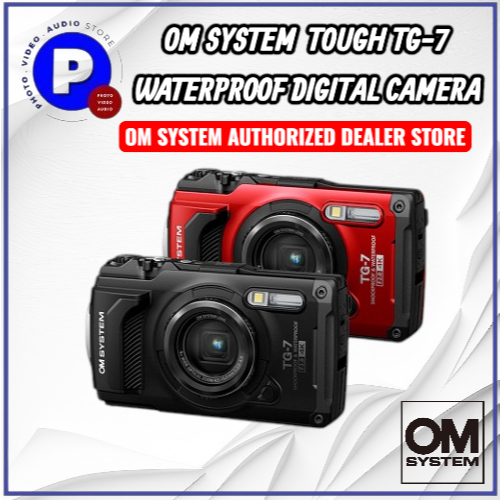 OM SYSTEM TOUGH TG-7 WATERPROOF DIGITAL CAMERA | Shopee Singapore