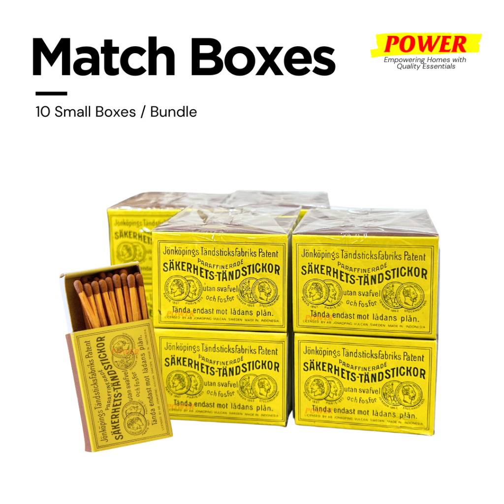 Sakerhets Tandstickor Match Sticks Wood Lighter BBQ Lighter Match Box ...
