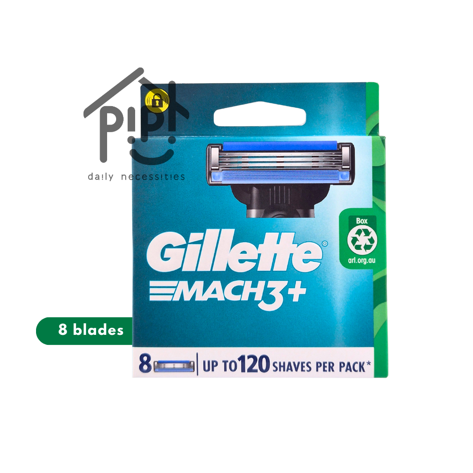 Gillette Mach 3+ Razor Blade Refill 8s | Shopee Singapore