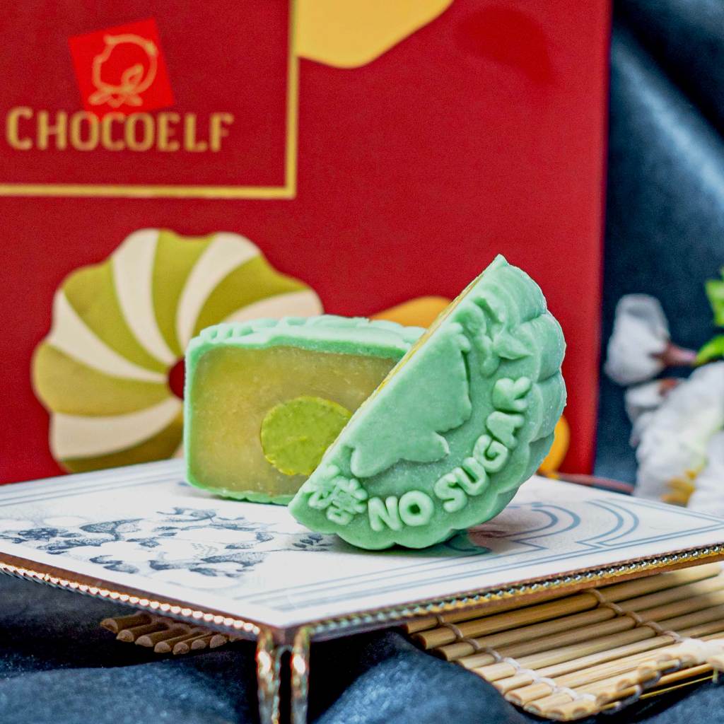 CHOCOELF Matcha Latte snowskin mooncake product view