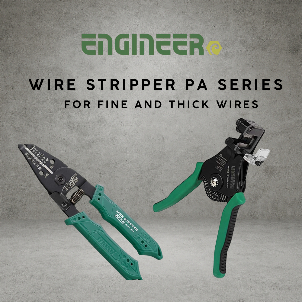 ENGINEER Wire Stripper for Fine and Thick Wires PA Series | Shopee ...