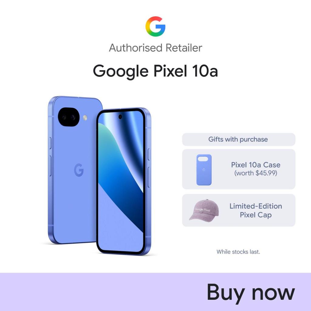 Google Pixel 10a [128GB/256GB] | Shopee Singapore