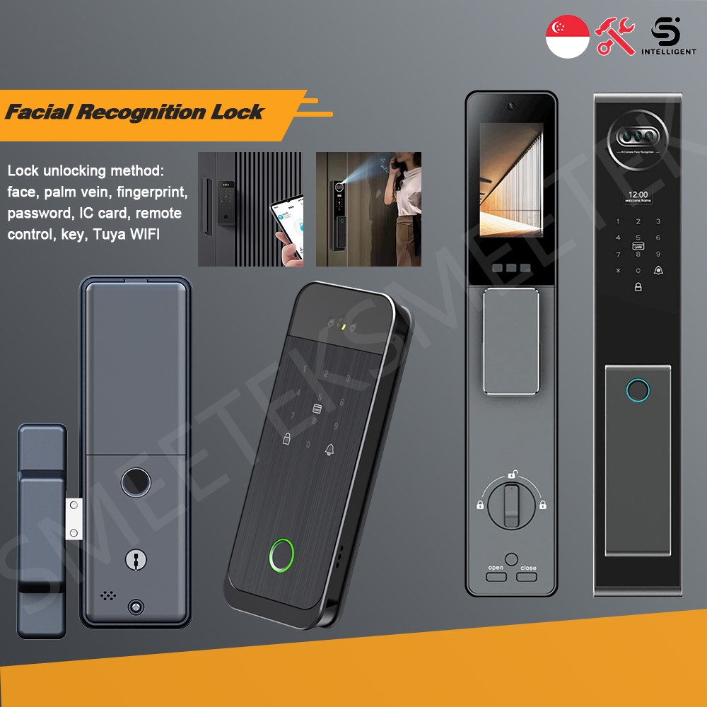 [HDB/BTO Sync Bundle] Iron Door Lock + Wooden Door Lock Synchronised ...