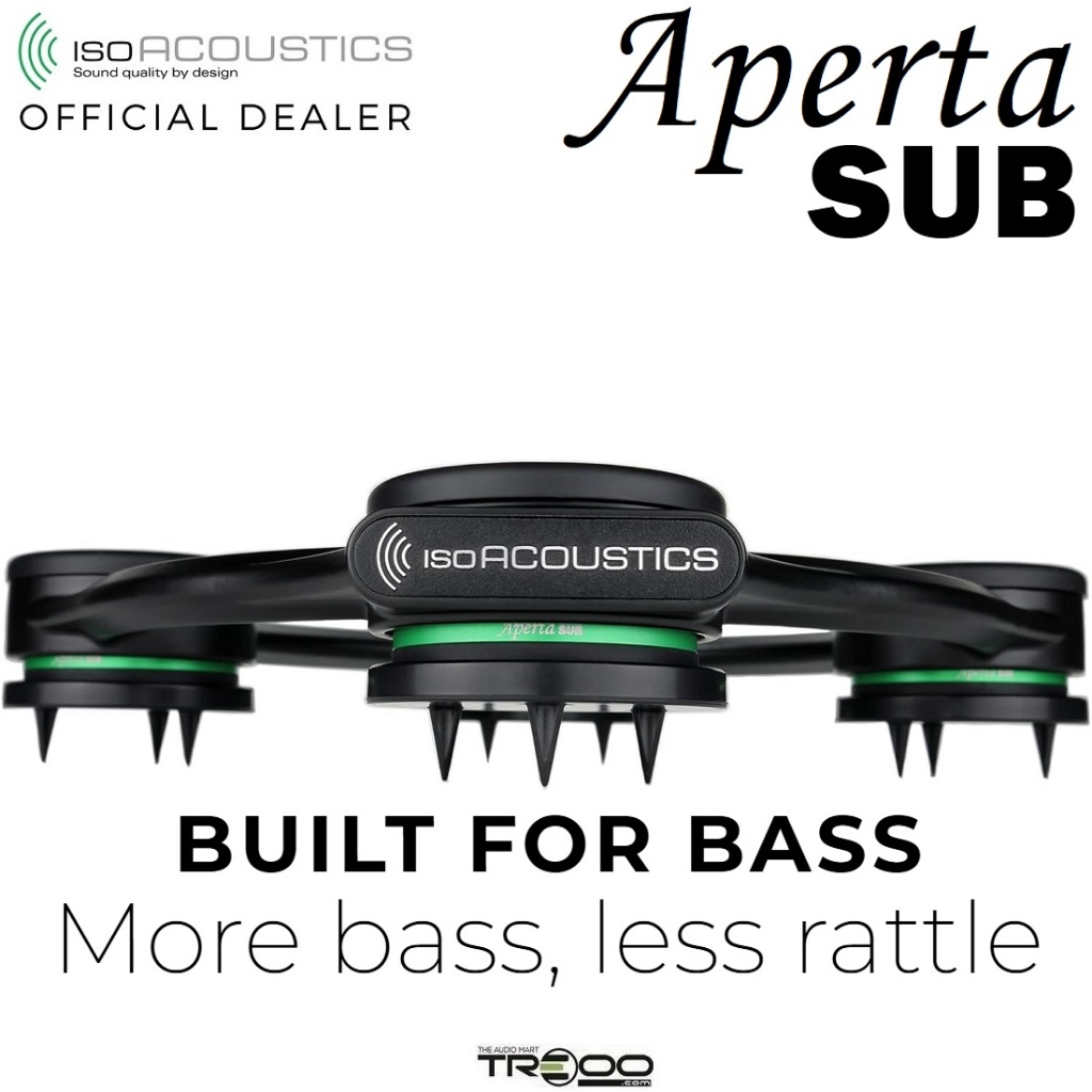 IsoAcoustics Aperta SUB Acoustic Isolation Desktop/Floor Stand for ...