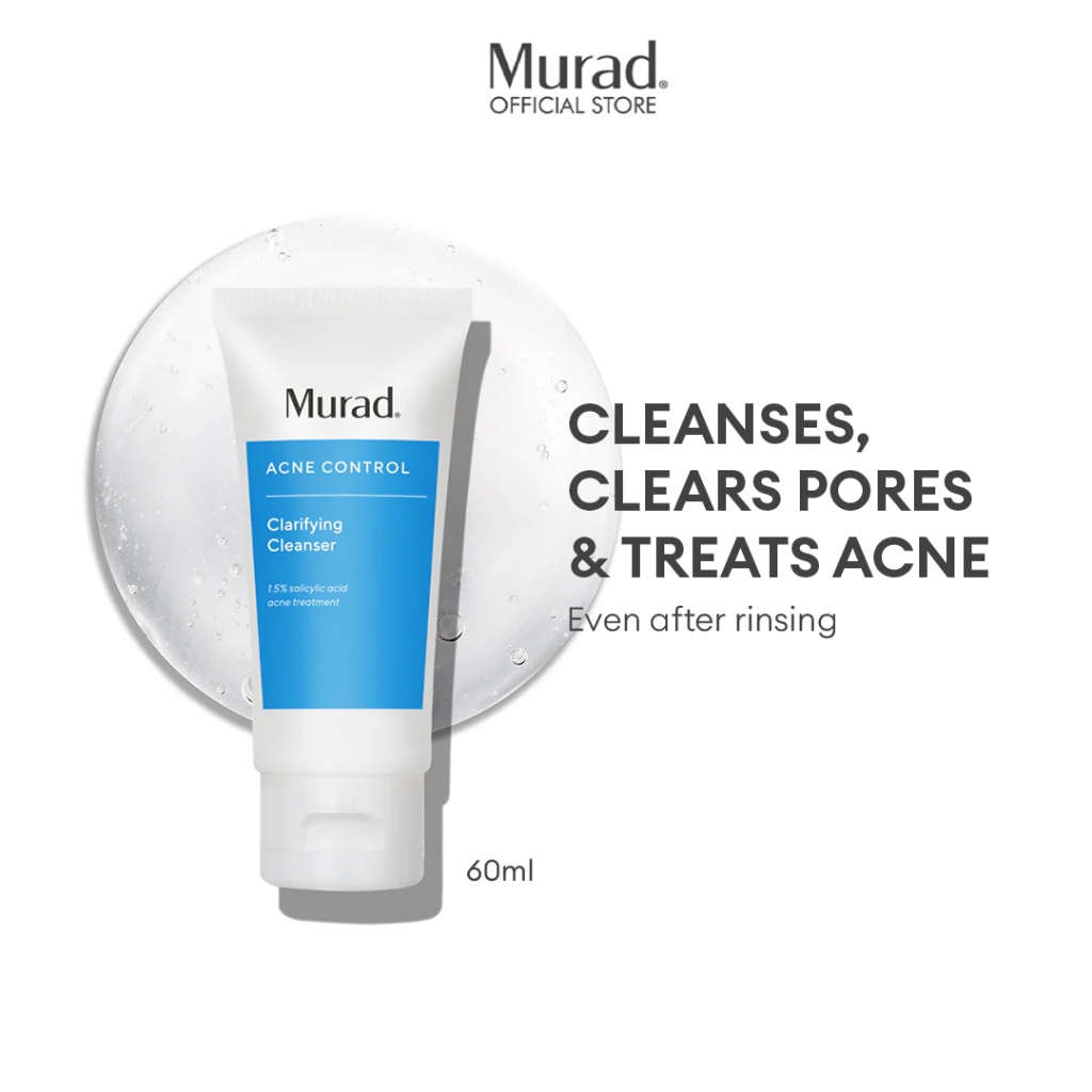 Murad Clarifying Cleanser - 200ml - Blemish Control - With Salicylic Acid - Face the Future