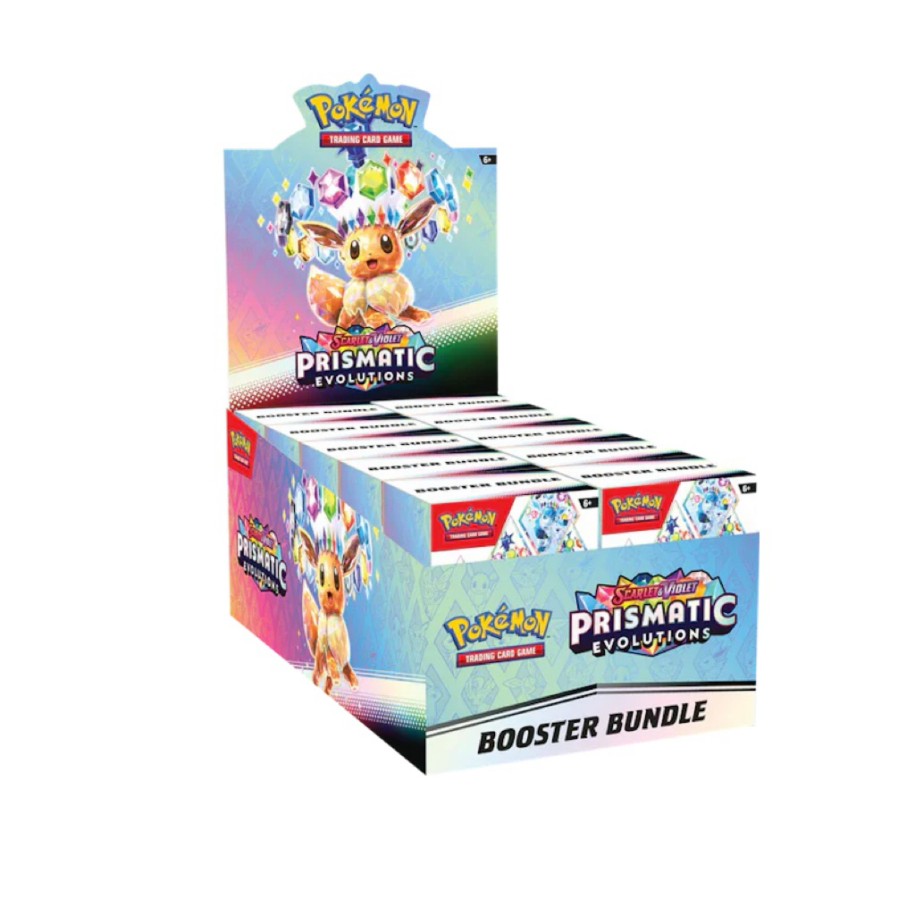 Pokmon TCG Prismatic Evolutions Booster Bundle Display Case | Shopee  Singapore