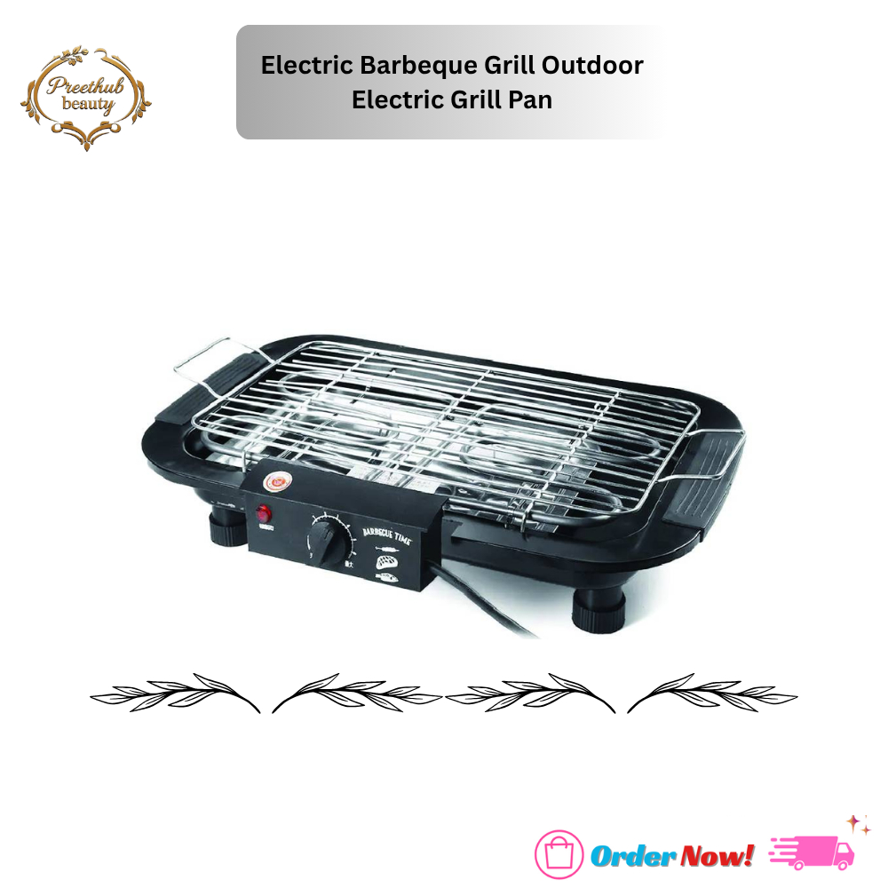 [3 PIN PLUG] Electric Barbeque Grill Outdoor Electric Grill Pan ...