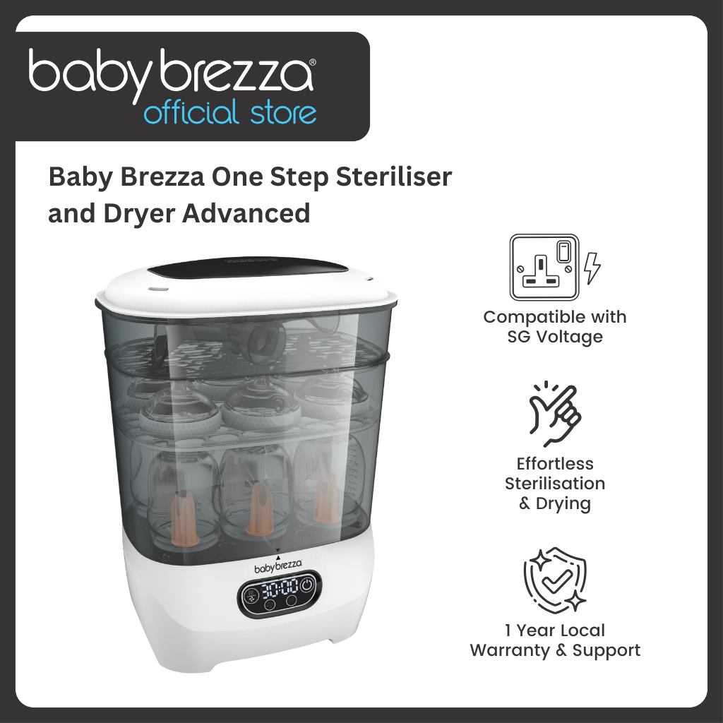 Baby Brezza One Step Steriliser and Dryer Advanced - White | Shopee ...