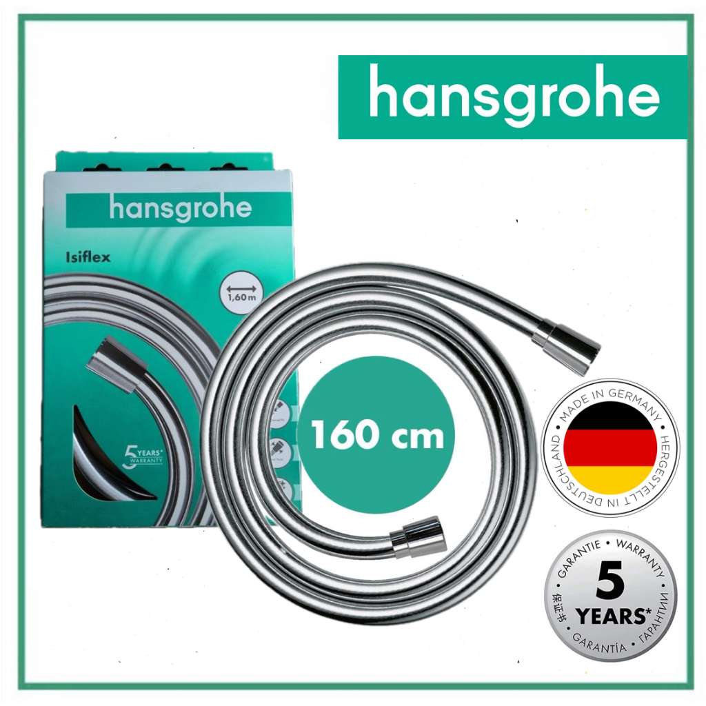 hansgrohe Isiflex Shower Hose 1.60m (Chrome) | Shopee Singapore