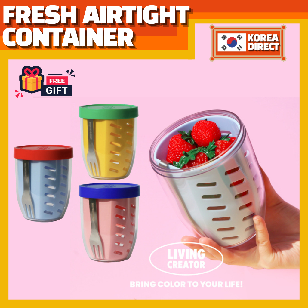 Keeper pot 600ml fresh airtight container new material colander basket ...