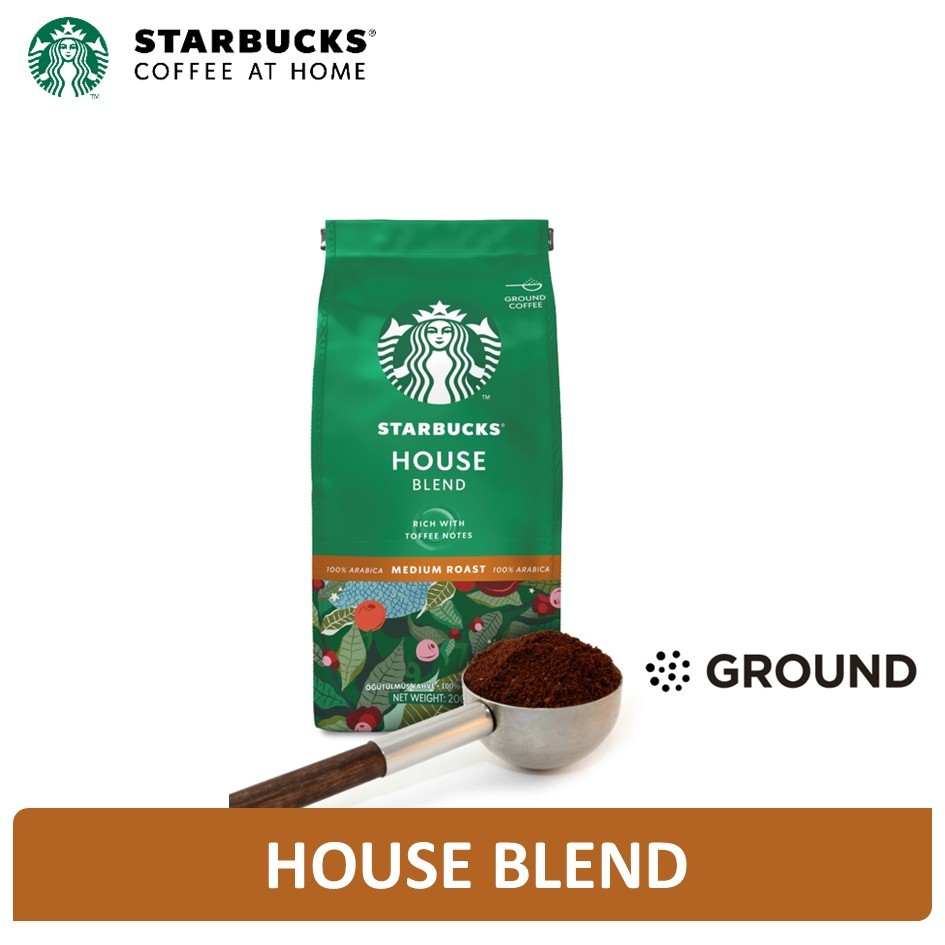 Starbucks House Blend Medium Roast & Ground Coffee 200g | Shopee Singapore
