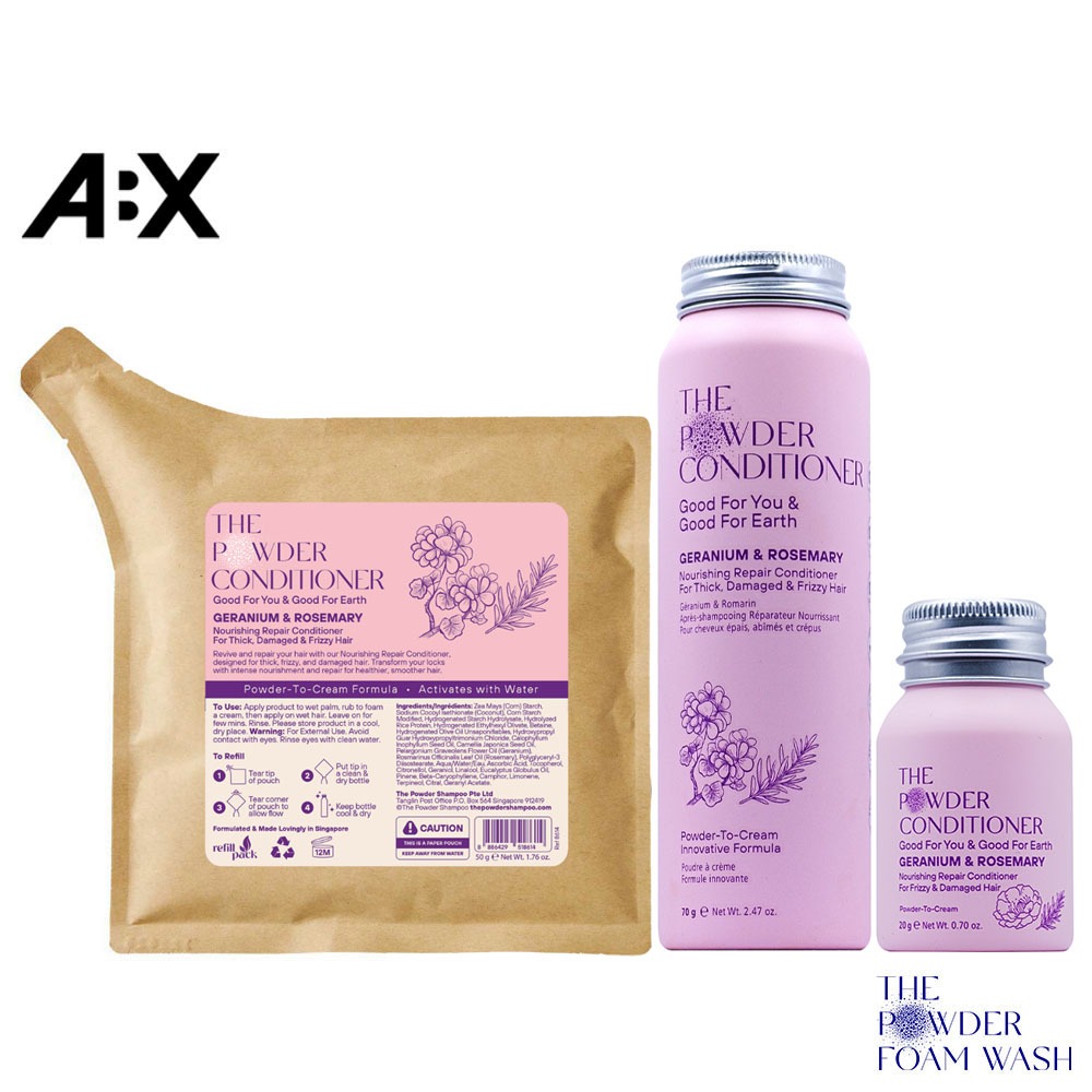 The Powder Shampoo Nourishing Repair Conditioner for Frizzy & Damaged ...