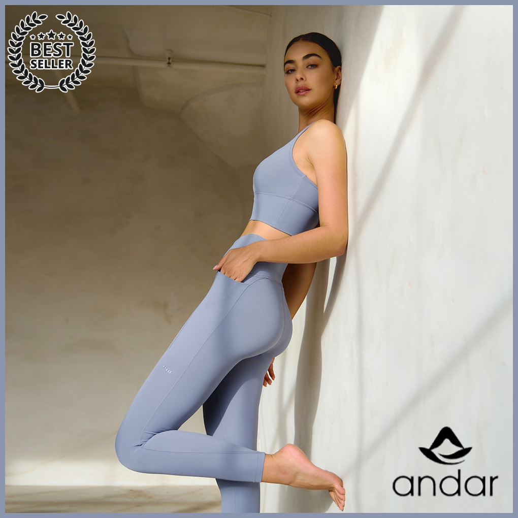 Andar] Relaxed pocket leggings Women Clothes korea style Work out