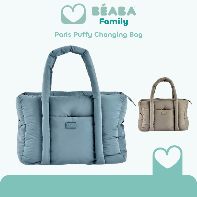 Beaba Paris Puffy Changing Bag | Diaper Bag Maternity Travel Shoulder ...