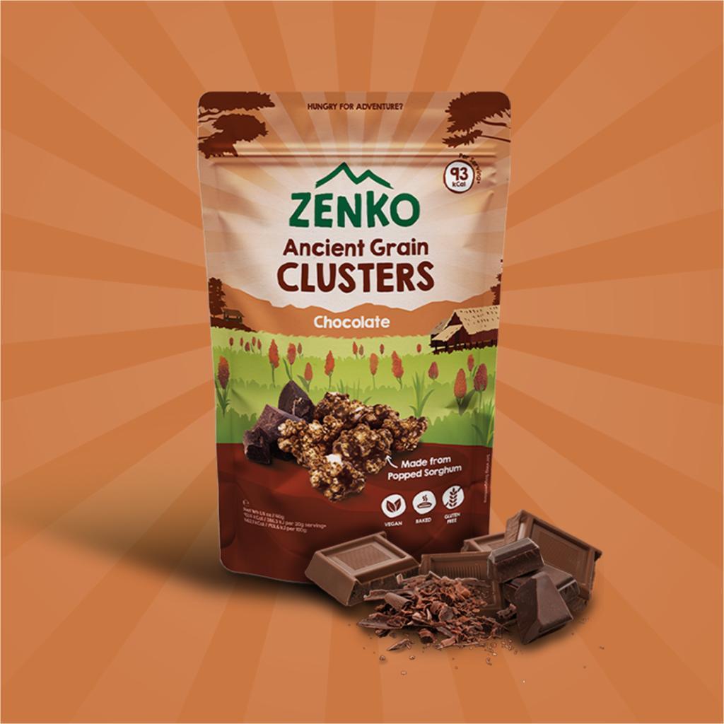 ZENKO Superfoods - Ancient Grain Clusters - Chocolate (Healthy Sorghum ...