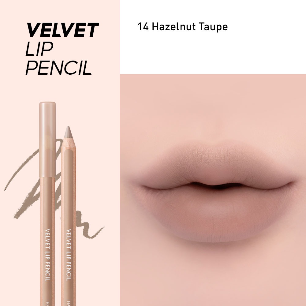 VELVET LIP PENCIL SET 14 HAZELNUT TAUPE
