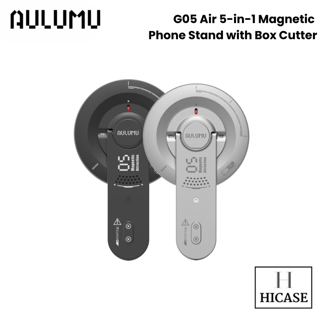 AULUMU G05 Air 5-in-1 Magnetic Phone Stand with Box Cutter | Shopee ...