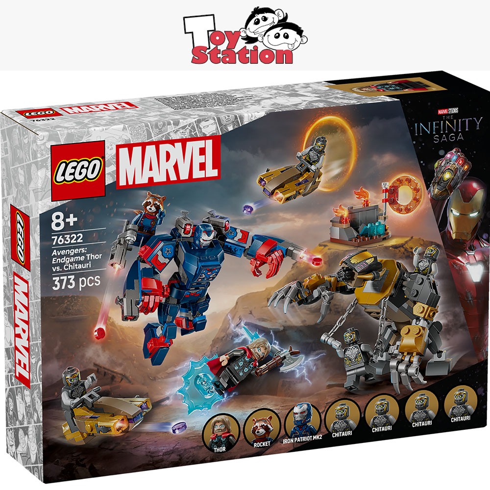 LEGO Super Heroes Marvel 76322 Avengers: Endgame Thor vs. Chitauri ...