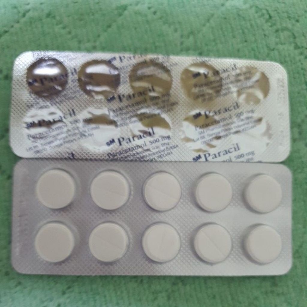 Pain killer paracetamol 500mg Paracil (20 tablets) | Shopee Singapore