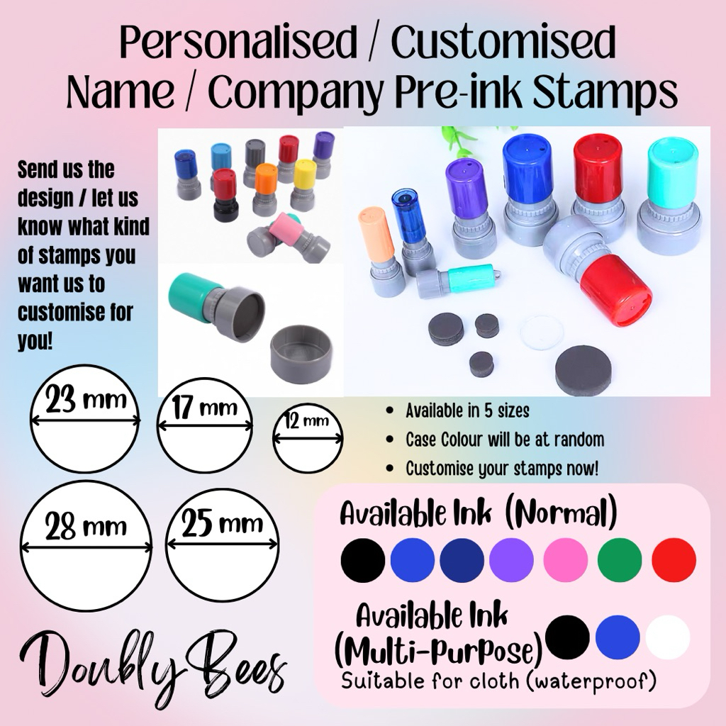 [SG Local/ INSTOCKS!] High Quality Customisable/ Personalised Name ...