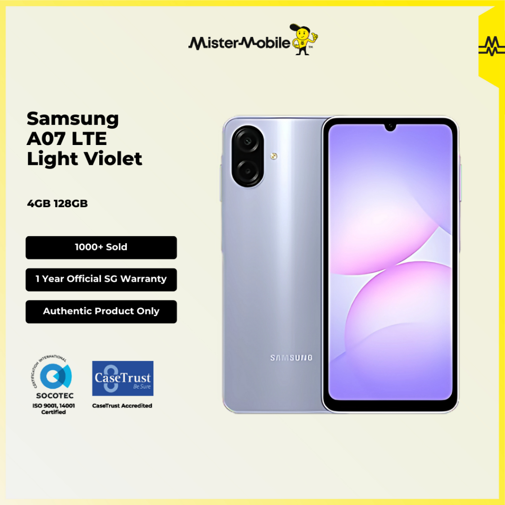 Samsung Galaxy A07 4G LTE | A06 5G | 6.7 Inches | 50MP Main Camera